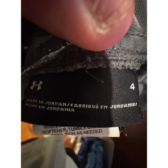 Under Armour Youth Track Pants – Gray/Black – Size 4 - Picture 7 of 7